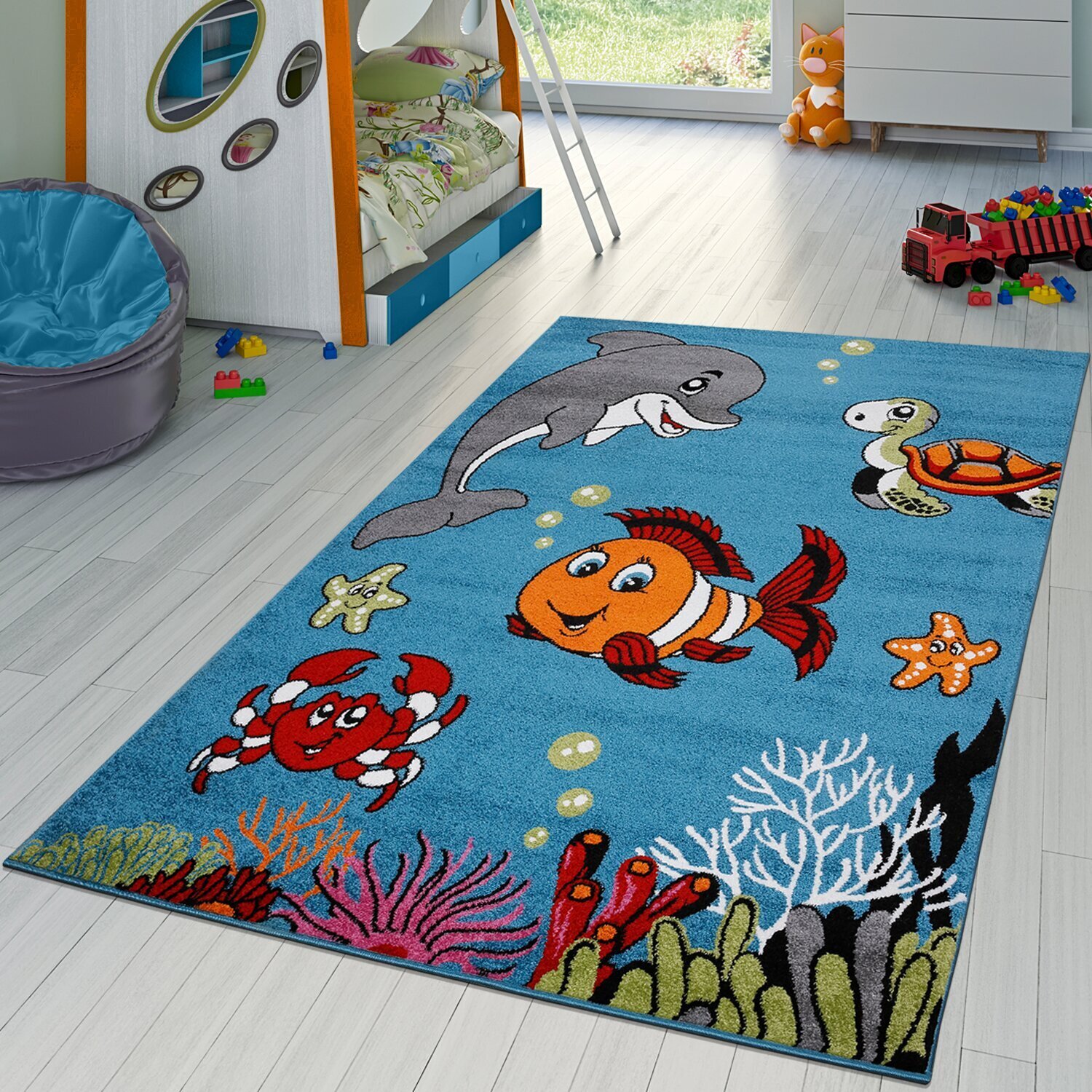 Sea Animals Decor Playmat