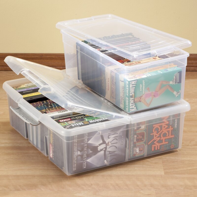 Set of 2 Media Storage Drawers