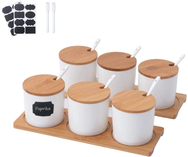 Set of 6 Spice Jars