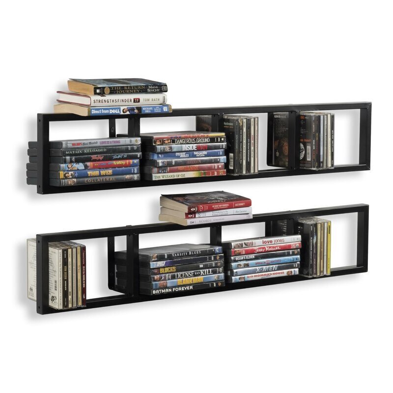 Set of Two DVD Racks