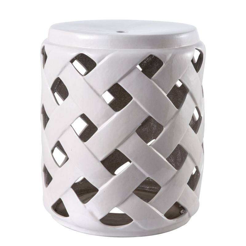 Shamong 13.78'' Tall Ceramic Garden Stool
