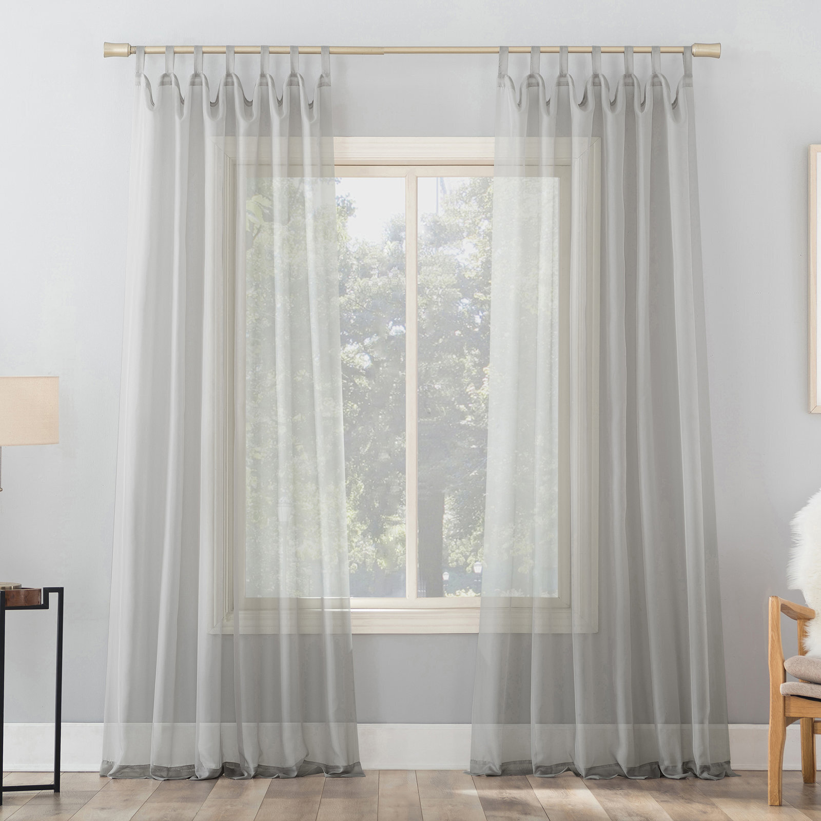 Sheer Tab Top Curtains