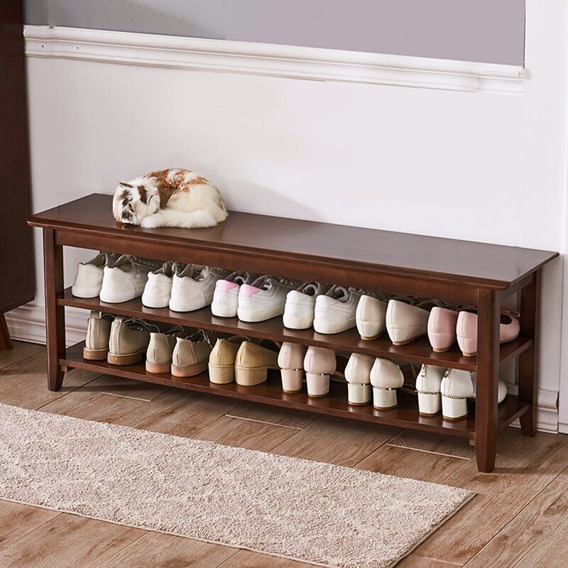 Cherry Wood Shoe Rack