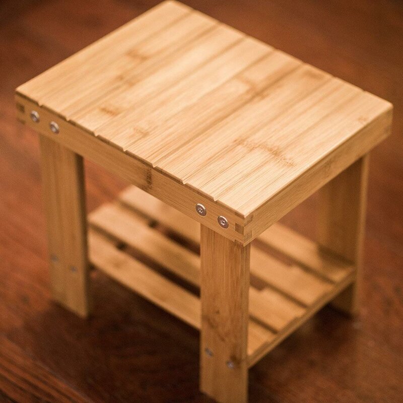 Short Square Small Accent Stool