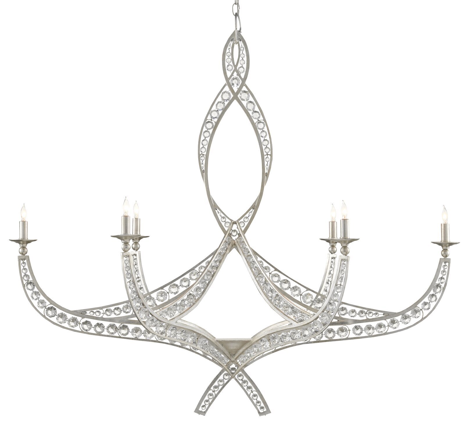 Silver Bird Ceiling Light