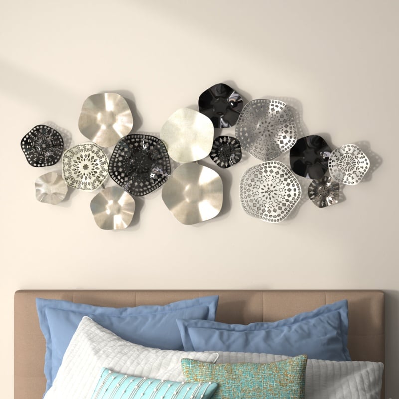 Contemporary Flower and Aztec Wall Decor