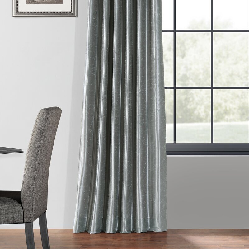 Faux Silk Taffeta Drapes 