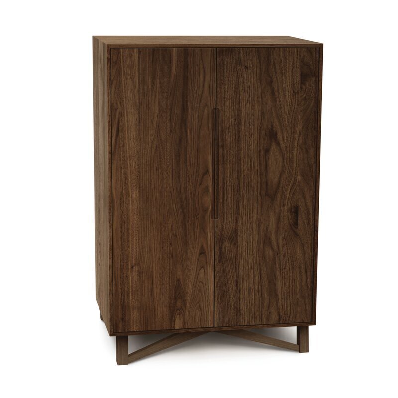 Simple cherry liquor cabinet