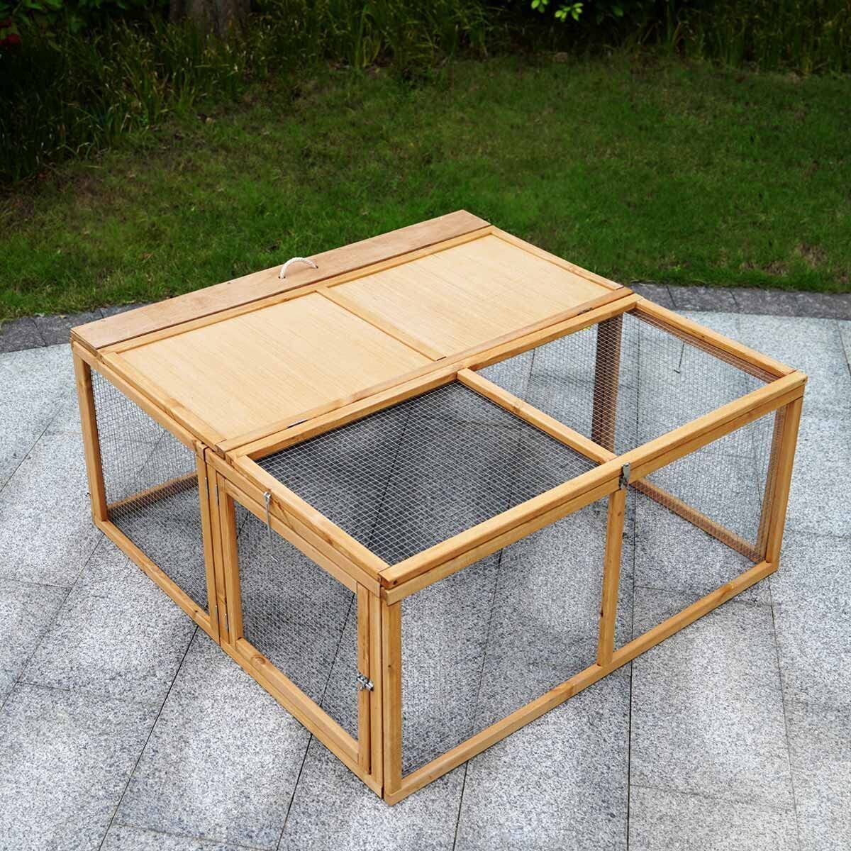 Simple, Folding, Wheeless Chicken Tractor