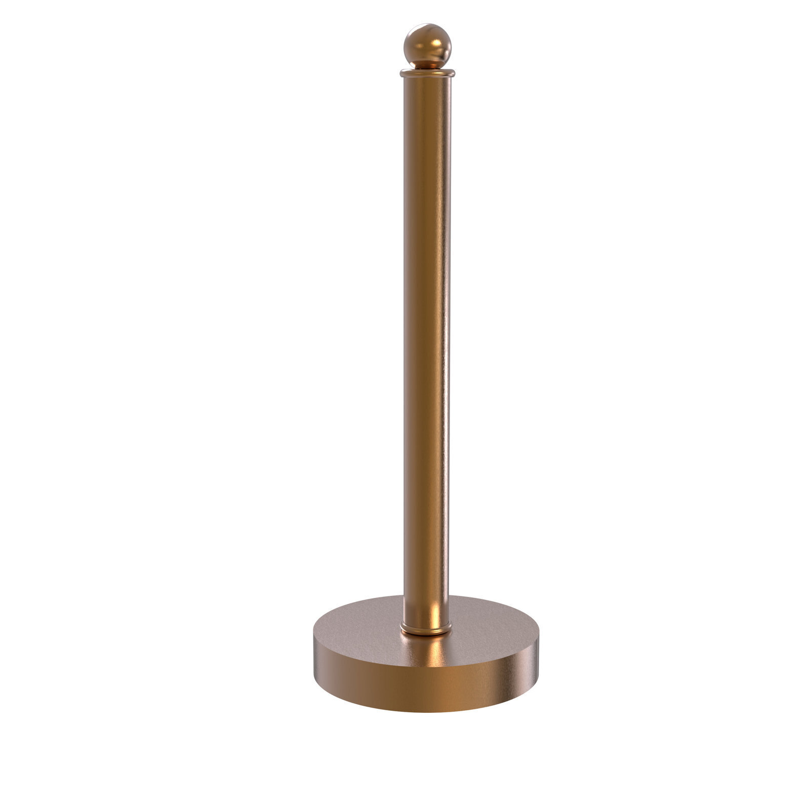 Simple paper towel holder bronze