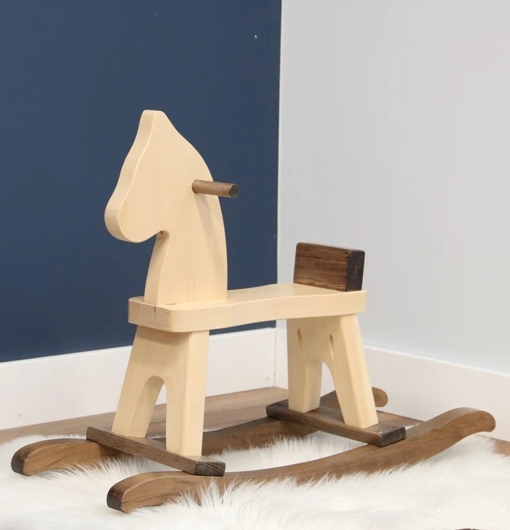Simple Rocking Decorative Horse