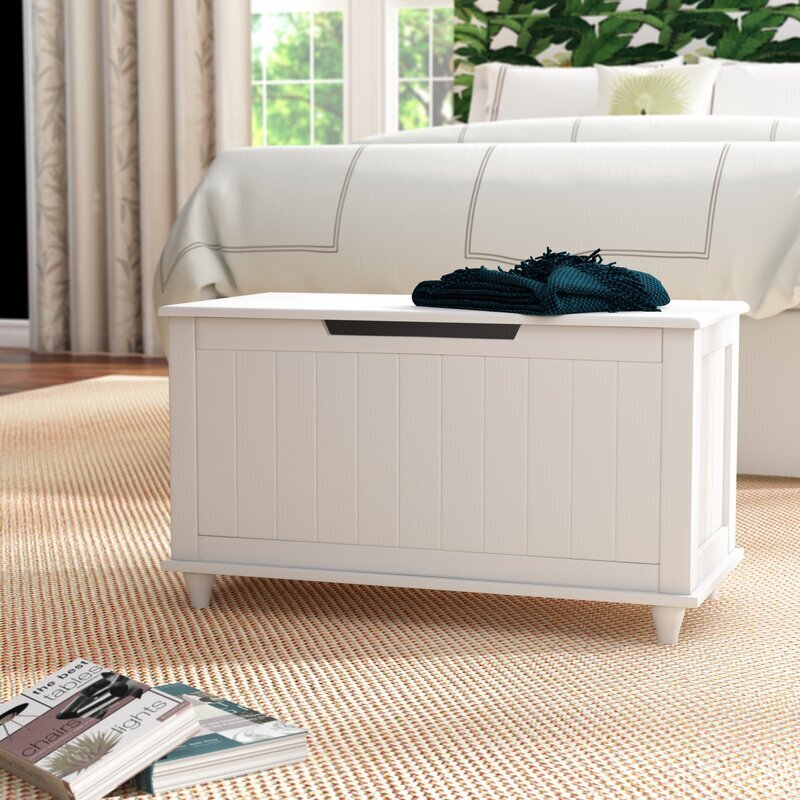 Simple shabby chic storage trunk