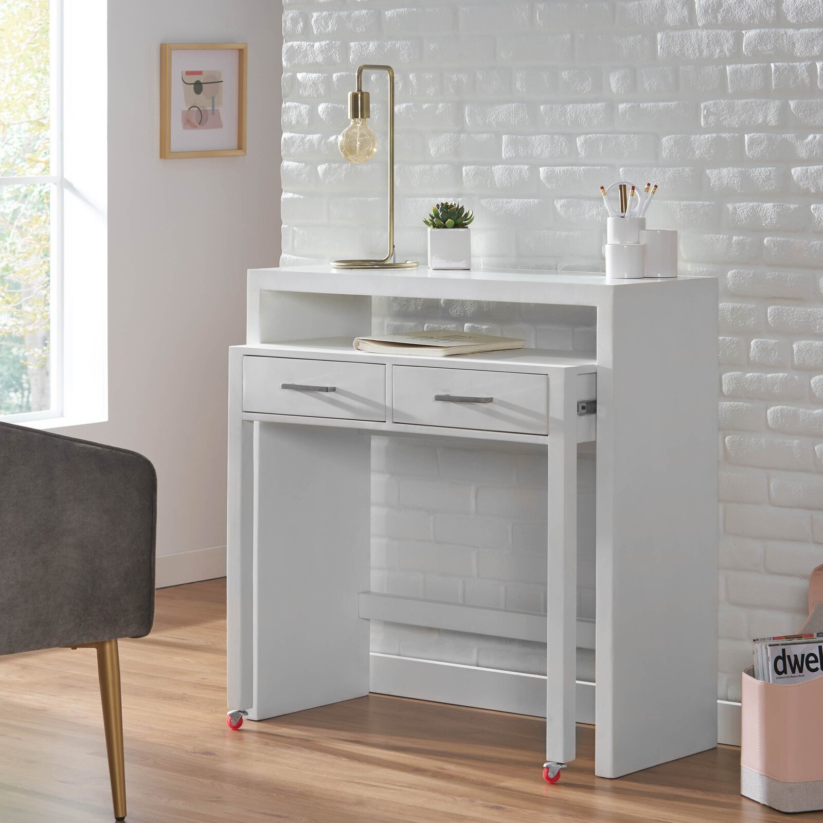 Simple Small Desk for Bedroom