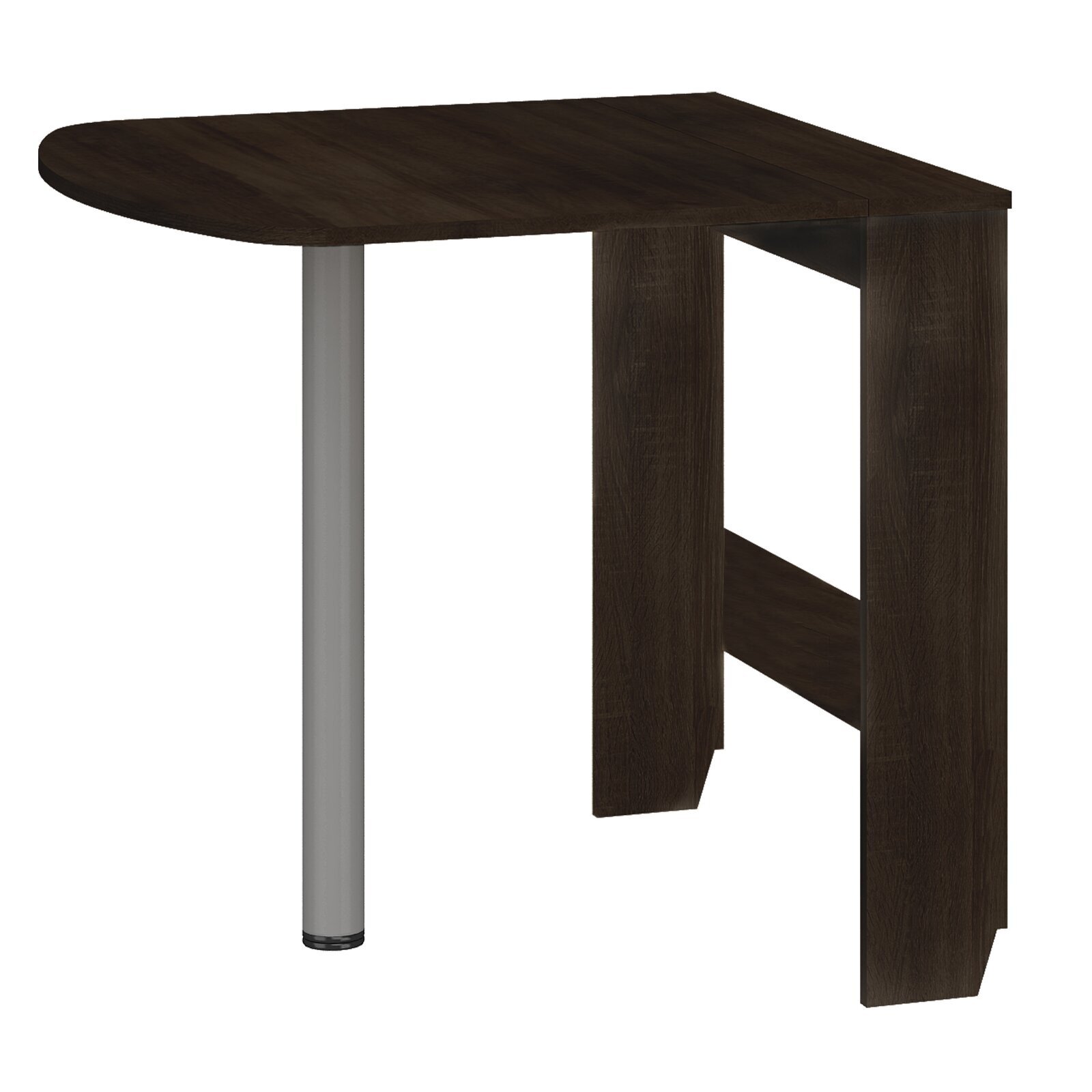 Simple Wall Mounted Drop Leaf Computer Table