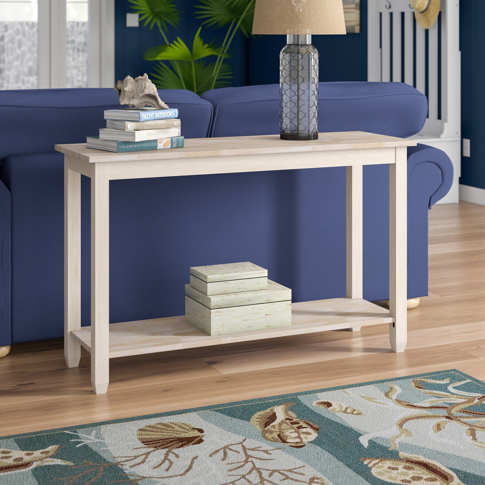 Simple Wood Console Table