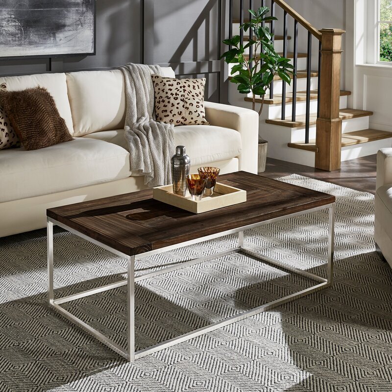 Simplistic Steel Coffee Table Design