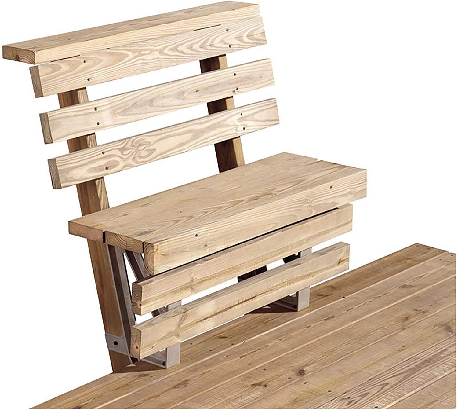 Single dock bench seat