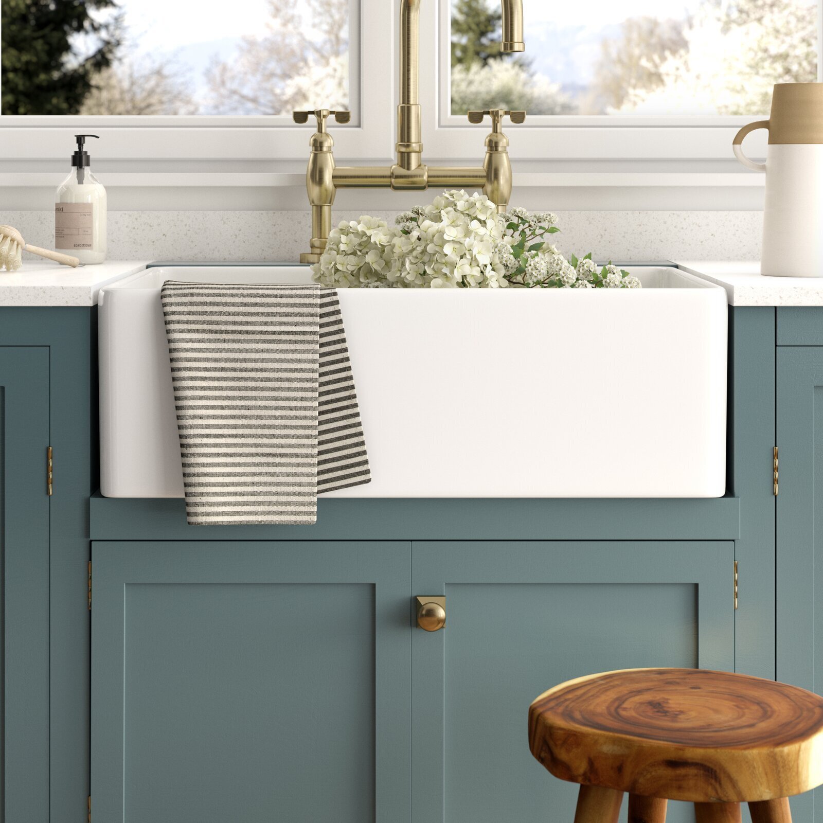 Sink with Rounded Corners