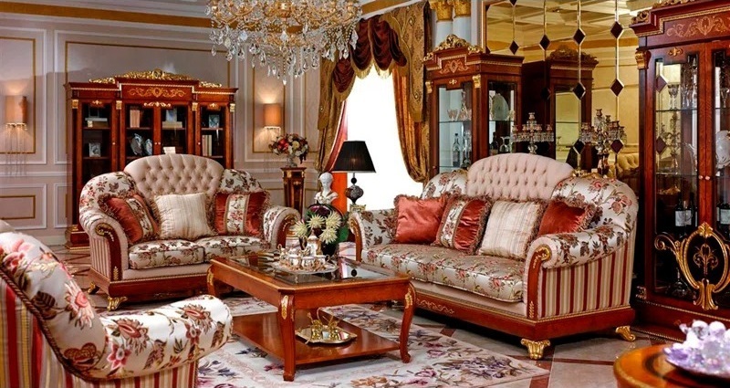 Six Piece Mediterranean Style Furniture Set