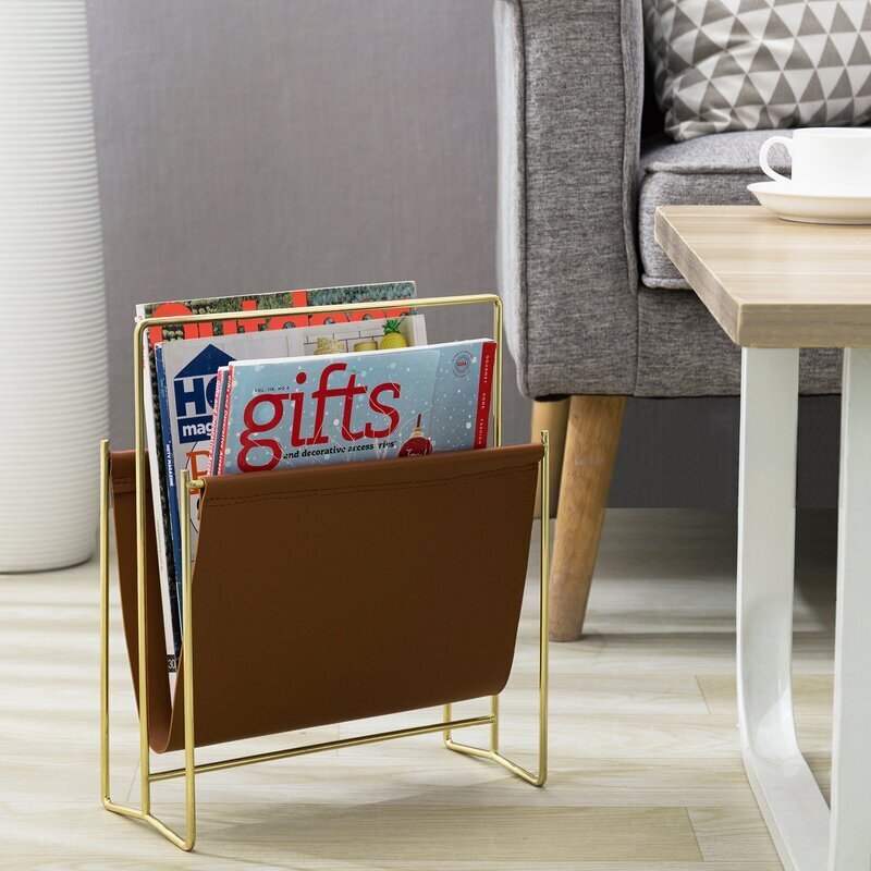 Sleek Bathroom Magazine Rack