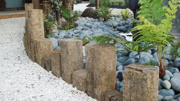 Sleeper Garden Edging Ideas