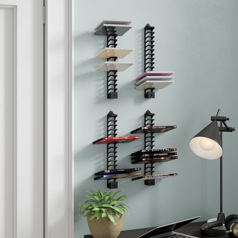 Wall Mounted DVD Storage