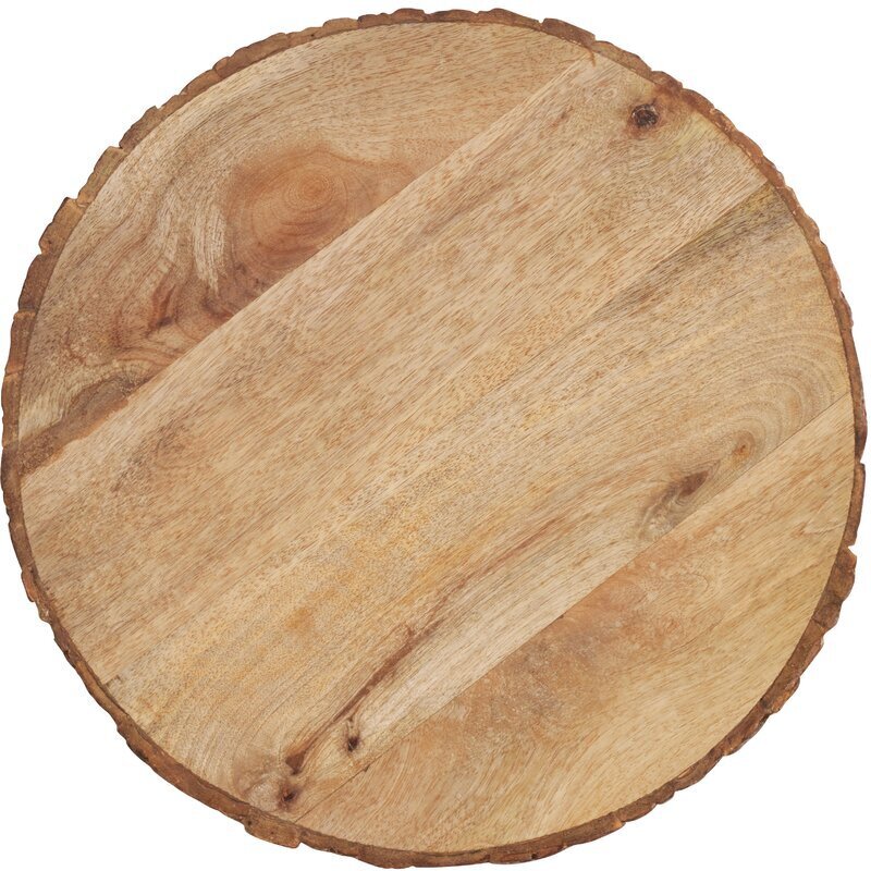 Slim Rustic Wood Charger Plates