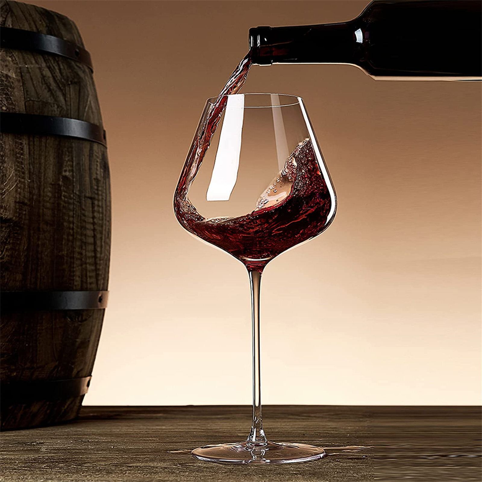 Slim, Tall Modern Wine Glass