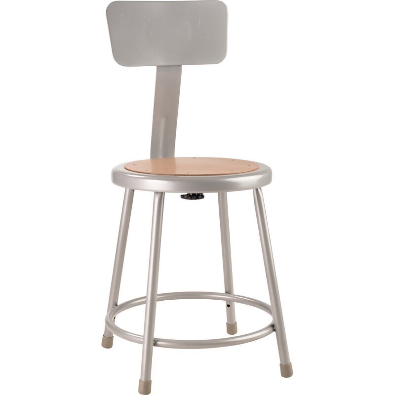 Slim Workshop Chair with Back