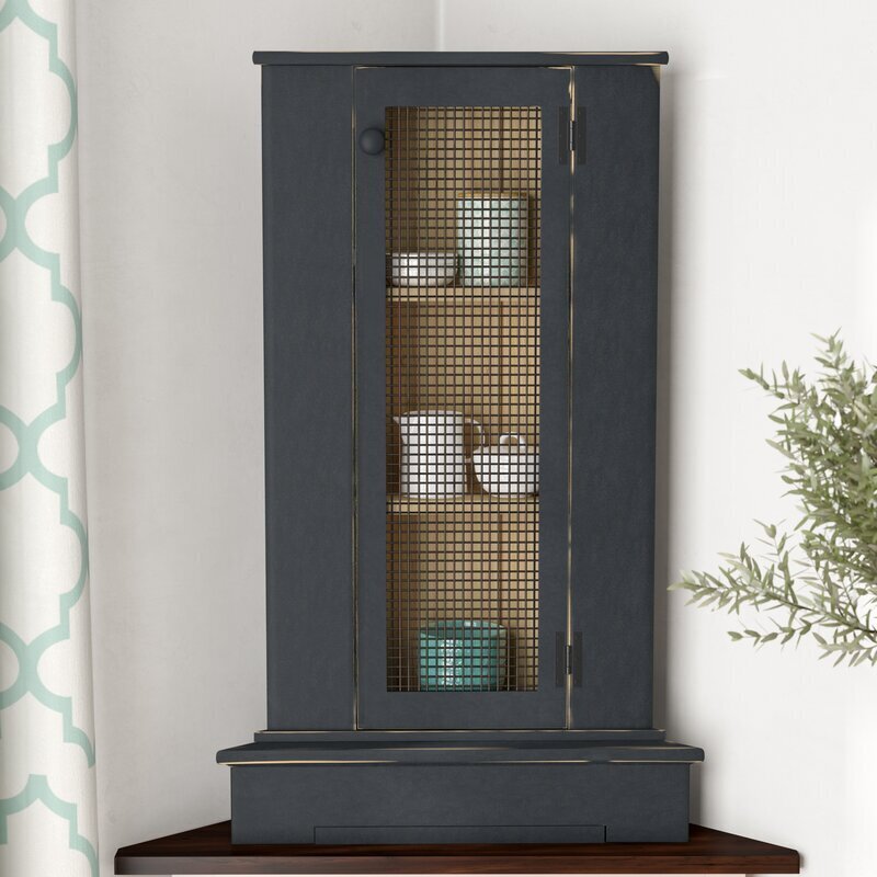 Small Corner Display Cabinet