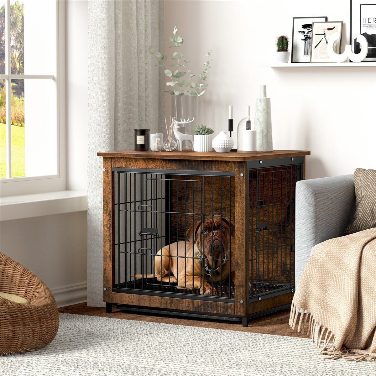 Small Rectangular Rustic Crate 