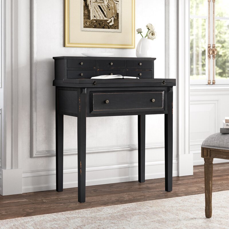 Small Secretary Desk in Antique Style