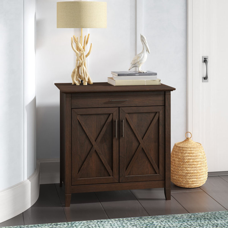 Small Secretary Desk With Cabinets