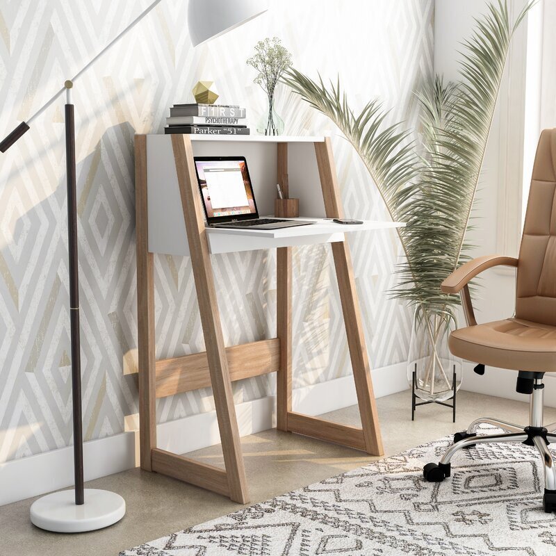 Small Secretary Desk With Open Concept