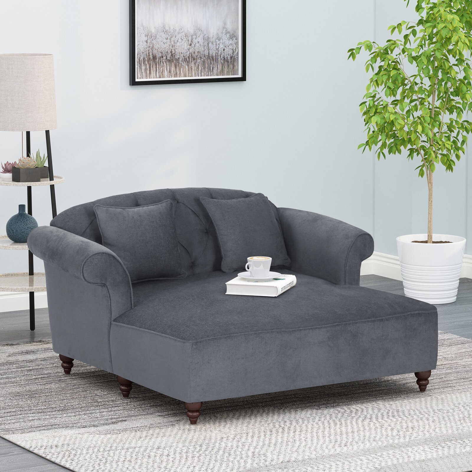 Smooth Large Chaise Lounge