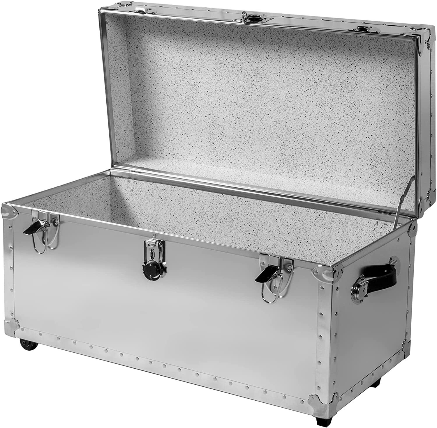 Smooth Silver Trunk Coffee Table