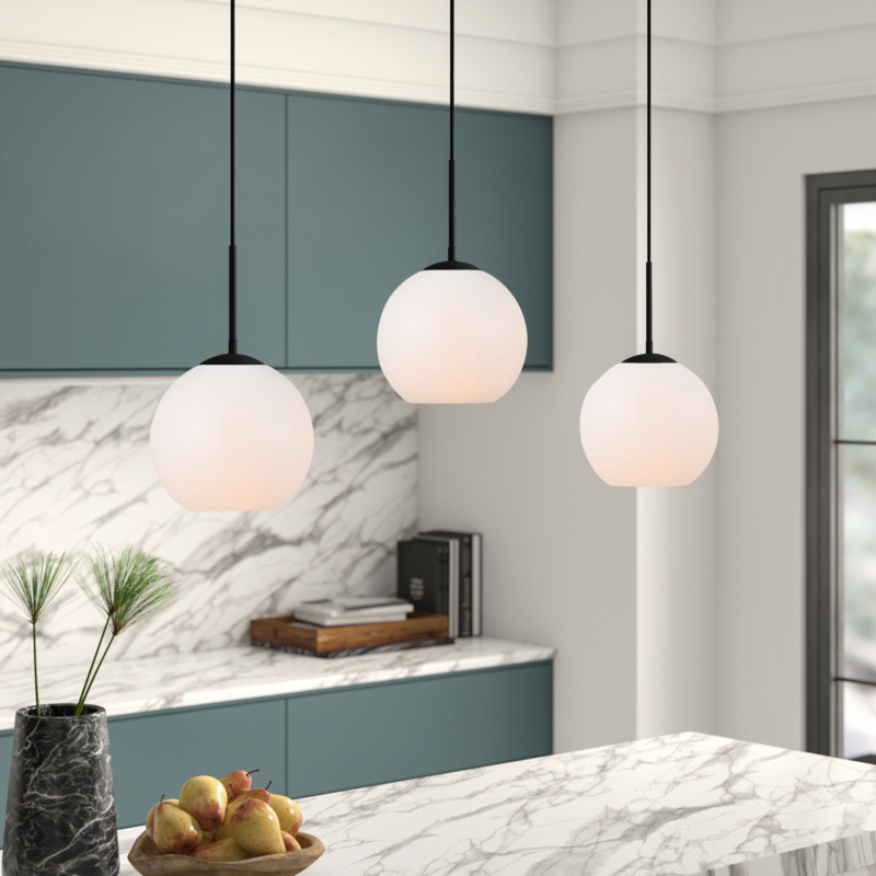 Snead 3 - Light Kitchen Island Globe Pendant