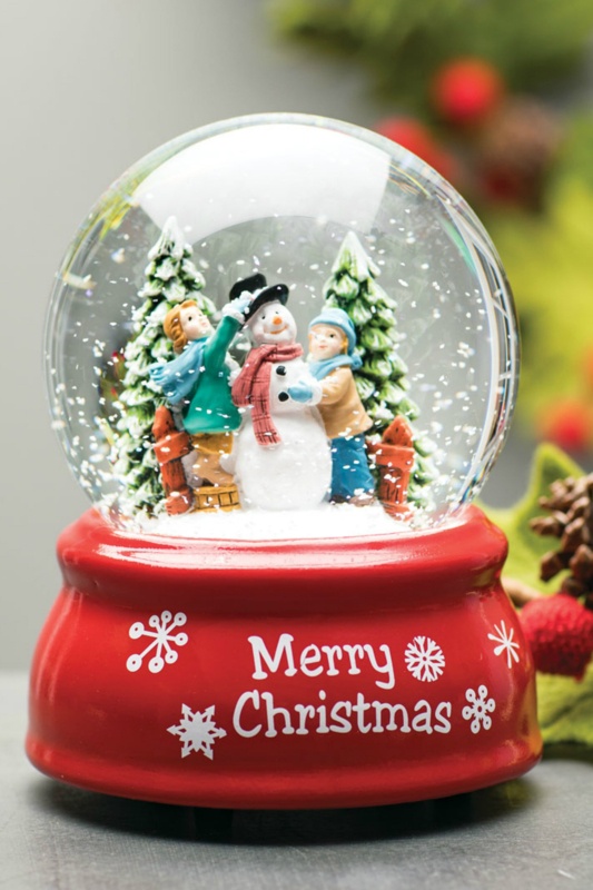 Snowman Music Waterglobe