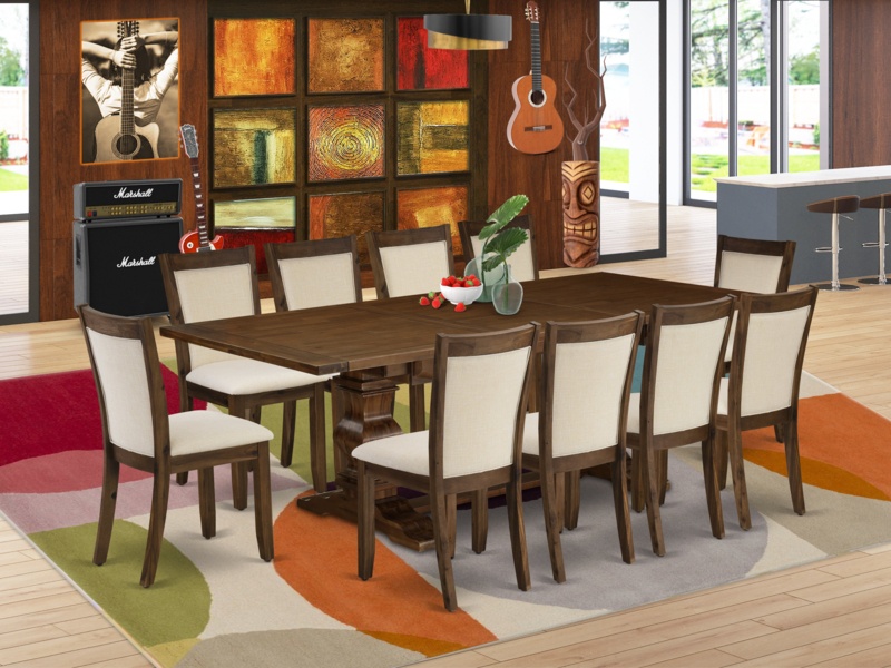 Solenne Removable Leaf Solid Wood Dining Set