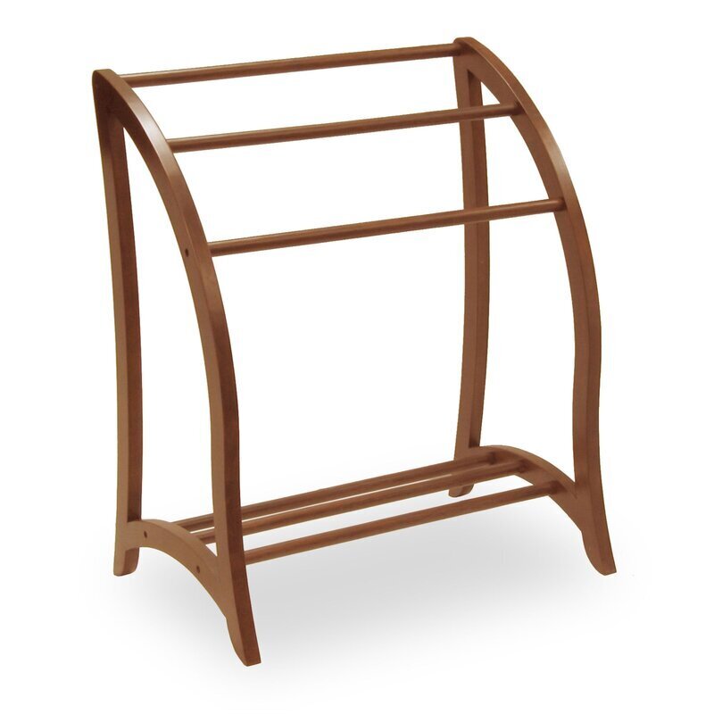 Solid wood antique quilt rack 