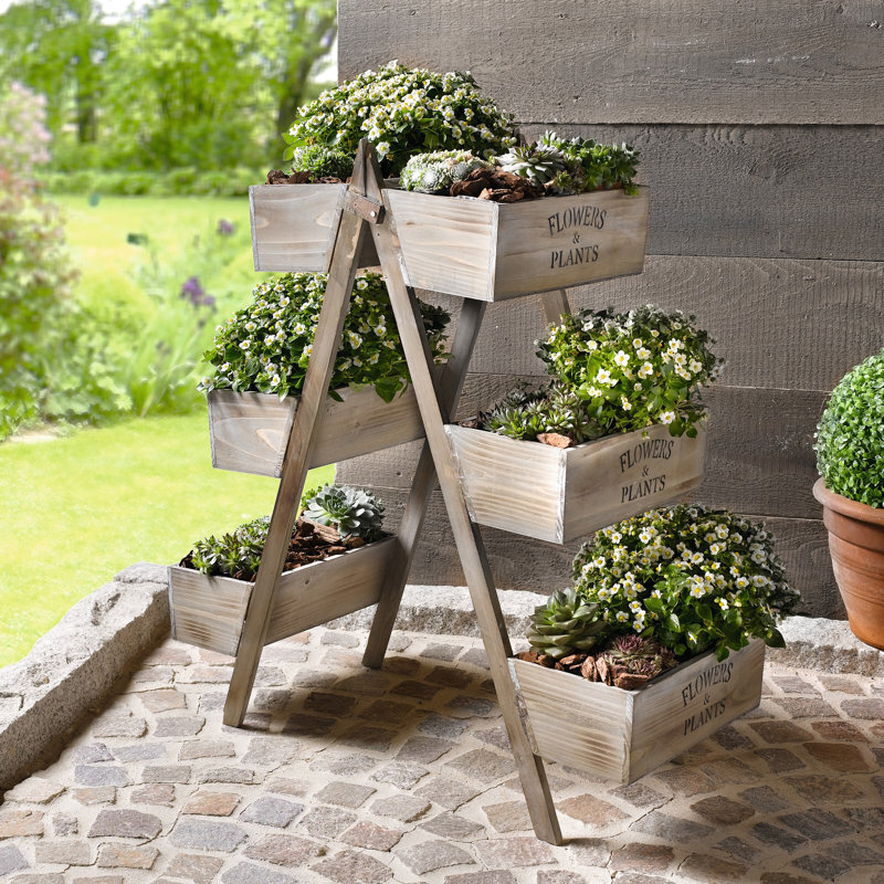 Outdoor Corner Plant Stand