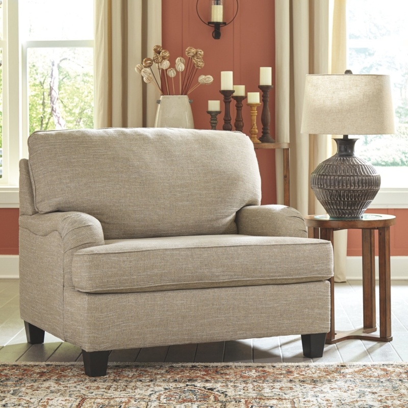 Contemporary Sofa with Toss Pillow