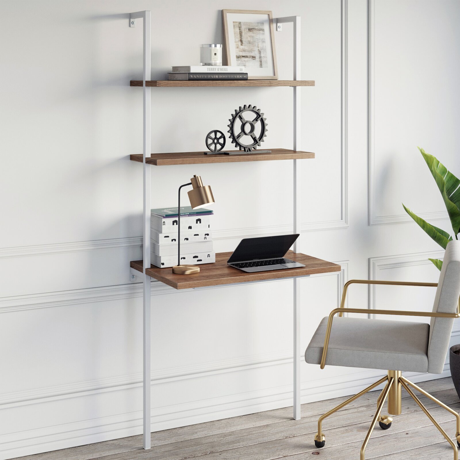 Space Saving Ladder Desk