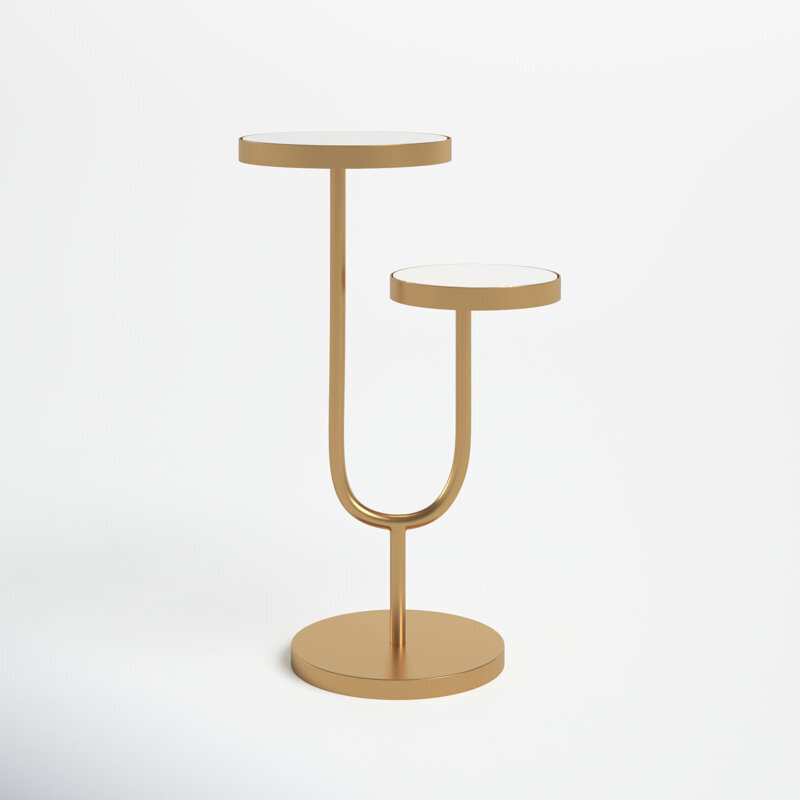 Split Level Round Pedestal Piece