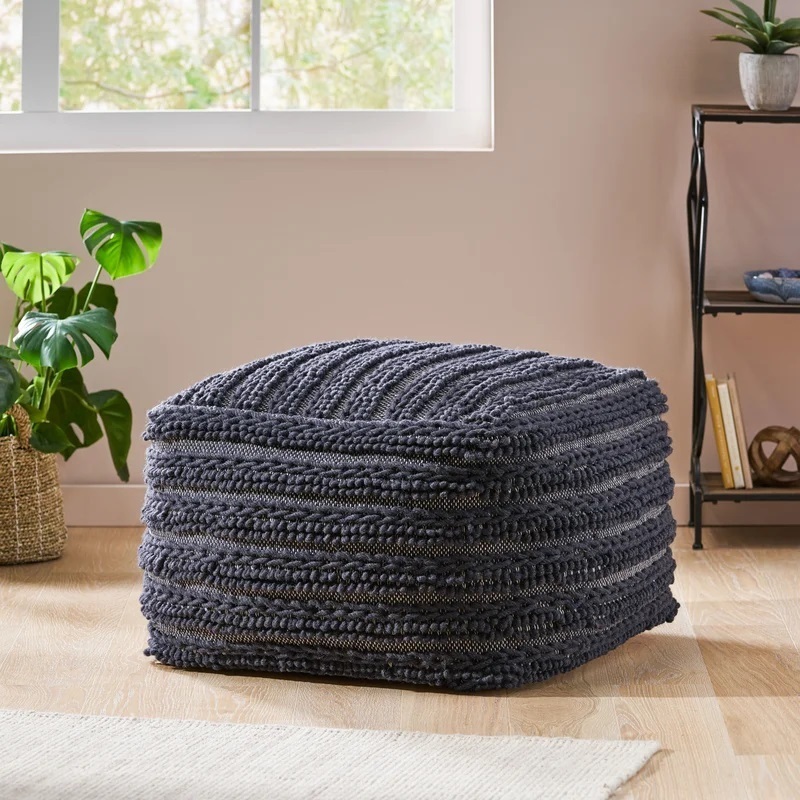 Square Extra Large Pouf Ottoman