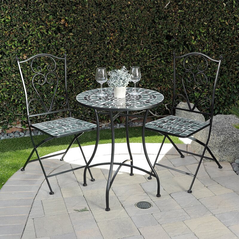 Square Tile Bistro Set