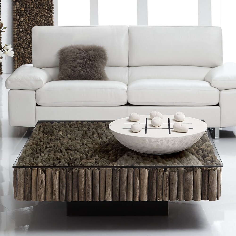 Square Wood Coffee Table