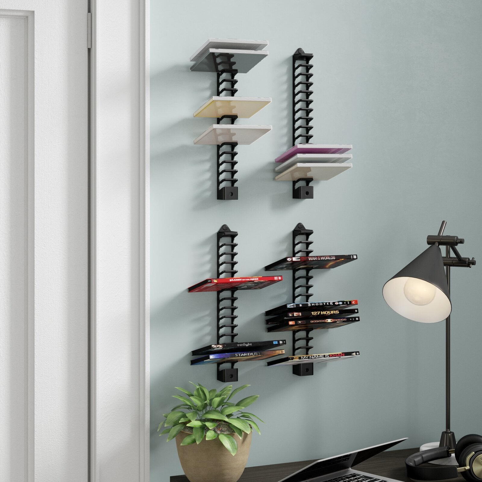 Wall Mounted Media Storage