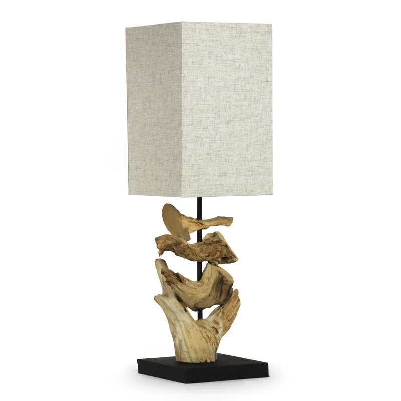 Stacked Driftwood Lamp