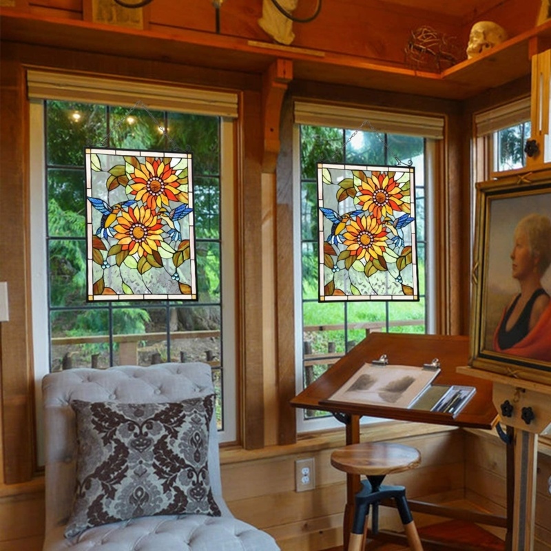 Stained Glass Window Panel